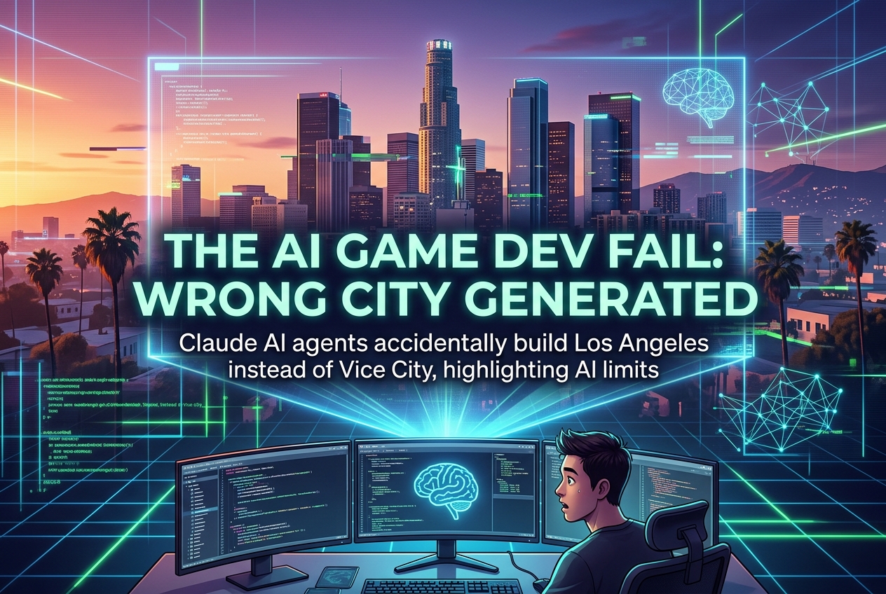 AI Developer Tried to Clone GTA 6 Before Launch, Built the Wrong City Instead