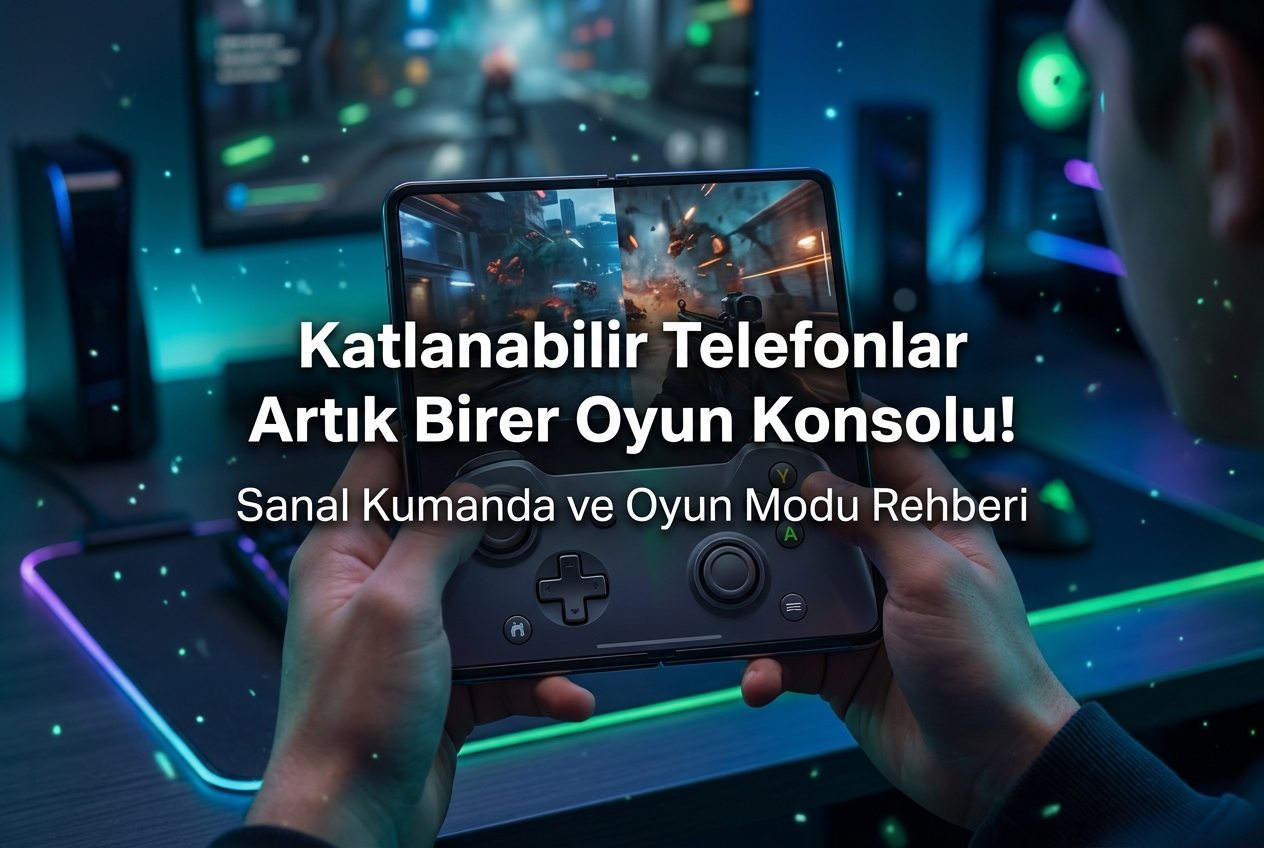 Android 17 Katlanabilir Telefonları Taşınabilir Konsola Dönüştürüyor: Sanal Kumanda ve Oyun Modu Rehberi