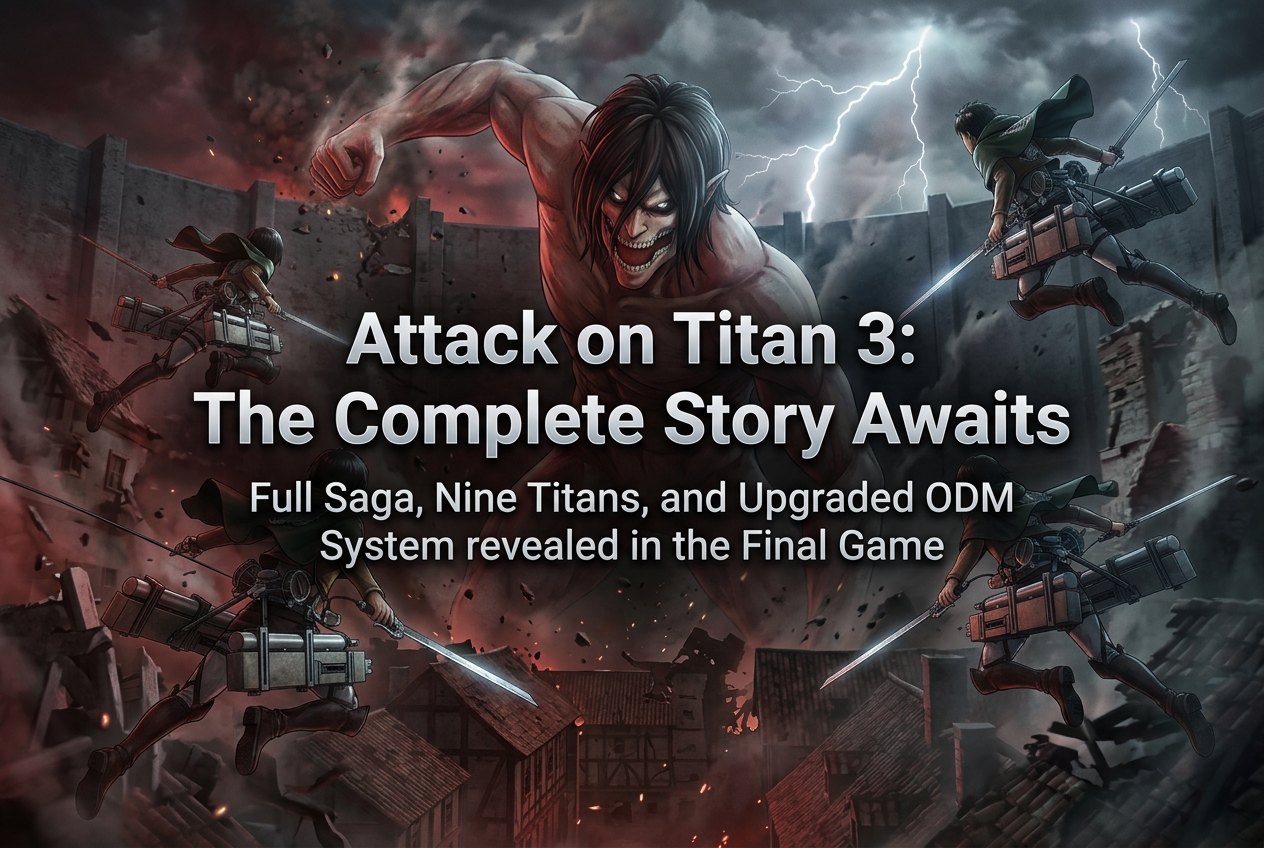 Attack on Titan 3 Announced: First Trailer Arrives for the Final Game in the Series