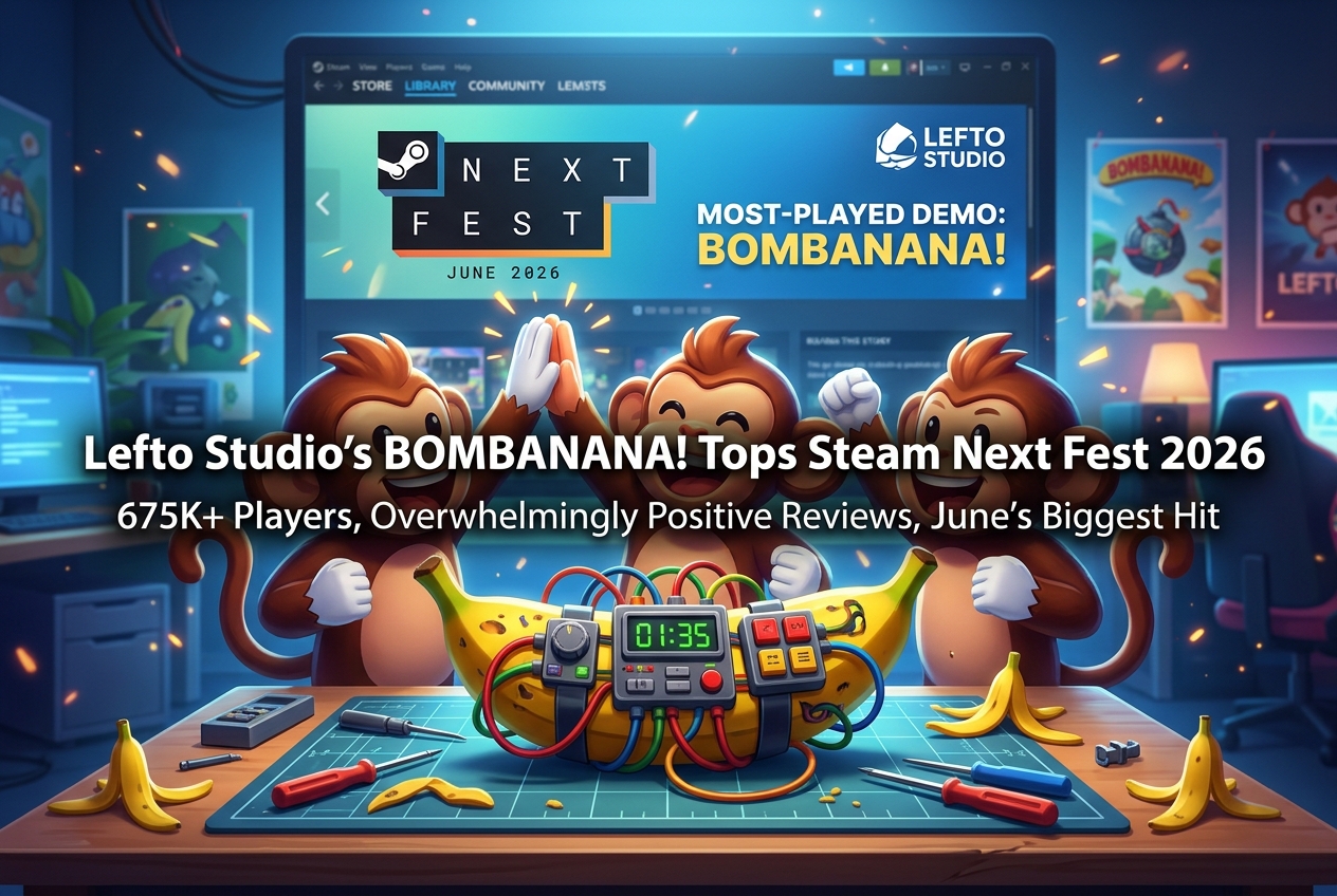 BOMBANANA! Topped Steam Next Fest as the Most-Played Demo of June 2026