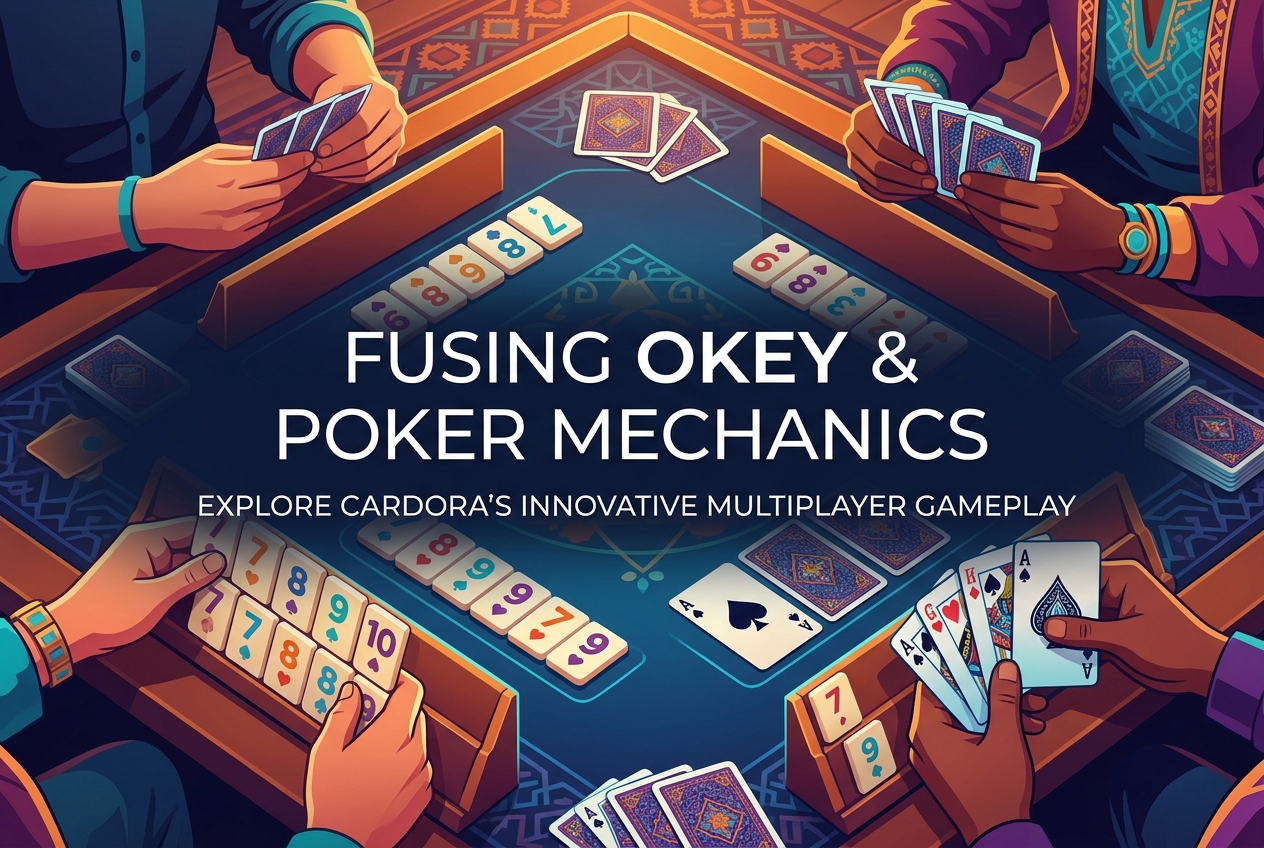 Cardora Blends Okey and Poker Into a Multiplayer Card Game: Free Demo Out Now on Steam