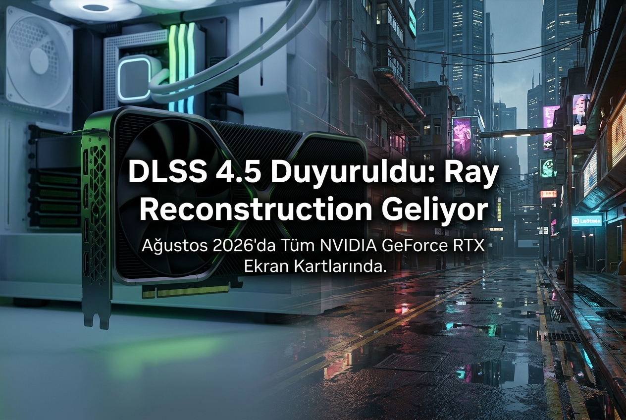 DLSS 4.5 Ray Reconstruction Duyuruldu: Ağustos 2026’da Tüm RTX Kartlara Geliyor