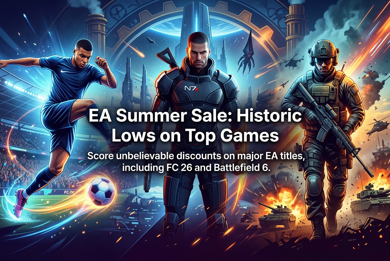 EA Summer Sale on Steam: FC 26, Battlefield 6, and 13 More Games at Historic Lows