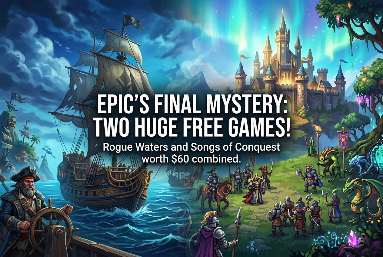 Epic Games Store Free Games This Week: Rogue Waters and Songs of Conquest (June 4-11, 2026)