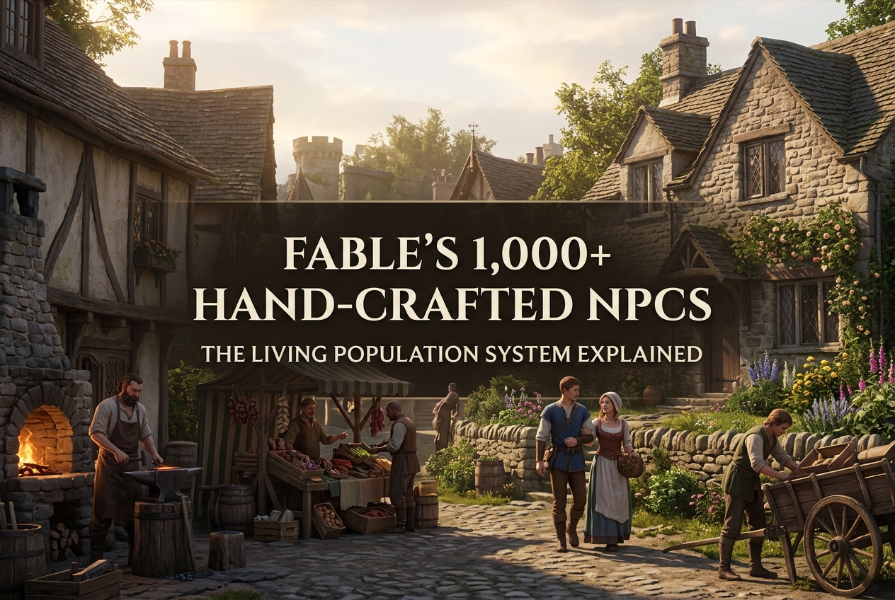 Fable's Living Population Explained: How 1,000+ Hand-Crafted NPCs Bring Albion to Life