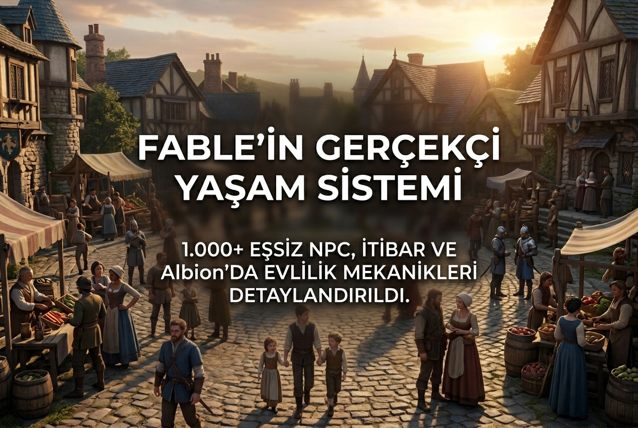 Fable'ın Yaşayan Nüfus Sistemi: 1.000+ NPC ile Albion'da Hayat Kurmanın Tüm Detayları