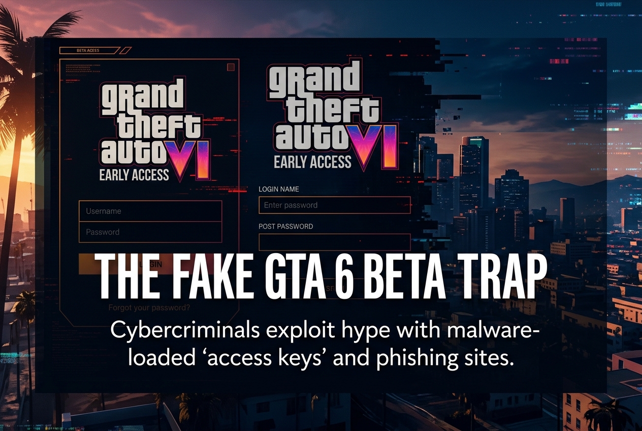 Fake GTA 6 Beta Scams: How Cybercriminals Are Targeting Gamers Before Launch