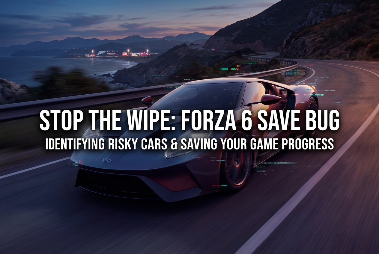 Forza Horizon 6 Save Bug: Which Cars Are Wiping Your Progress and How to Protect Yourself