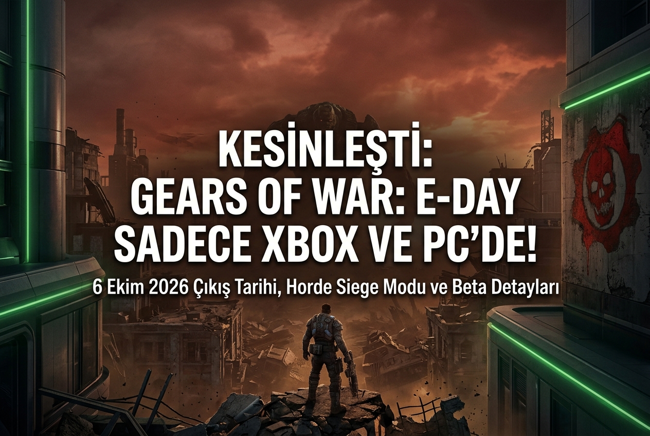 Gears of War: E-Day 6 Ekim 2026’da Çıkıyor: PS5 İptal, Xbox Eksklüzif Olarak Kalıyor