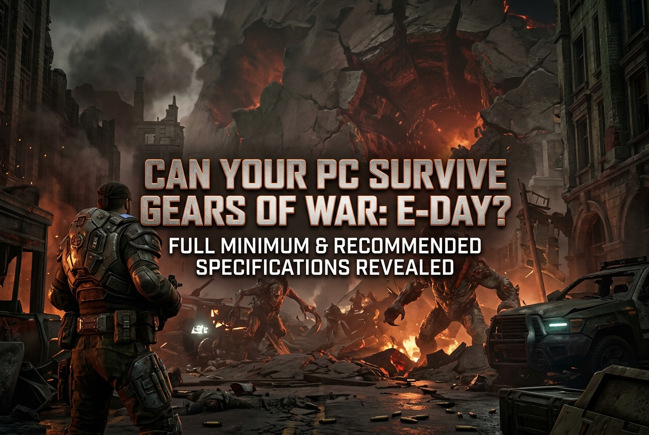 Gears of War: E-Day PC System Requirements: What You Need to Play