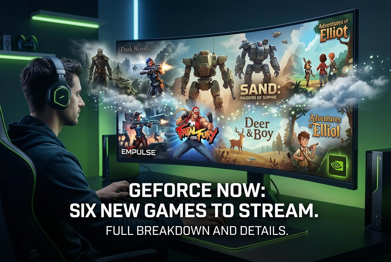 Six New Games Join GeForce NOW This Week: Full Lineup and Details