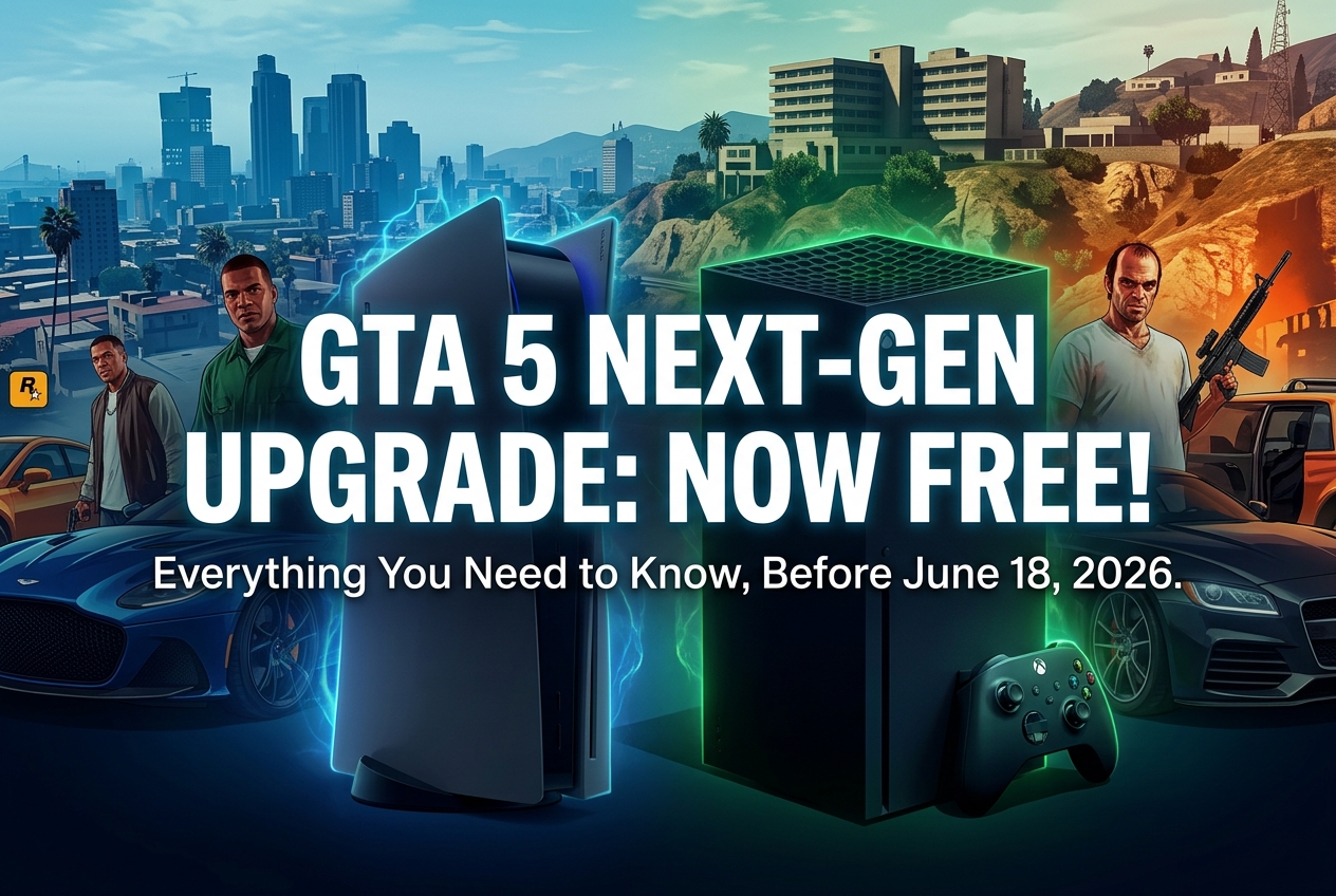 GTA 5 Free Upgrade to PS5 and Xbox Series X|S: Everything You Need to Know