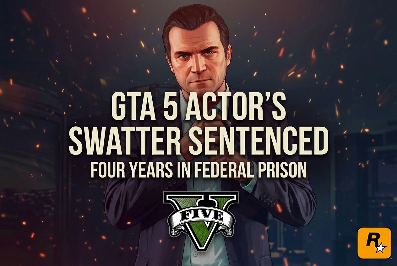 GTA 5 Actor Ned Luke’s Swatter Sentenced to 4 Years in Federal Prison
