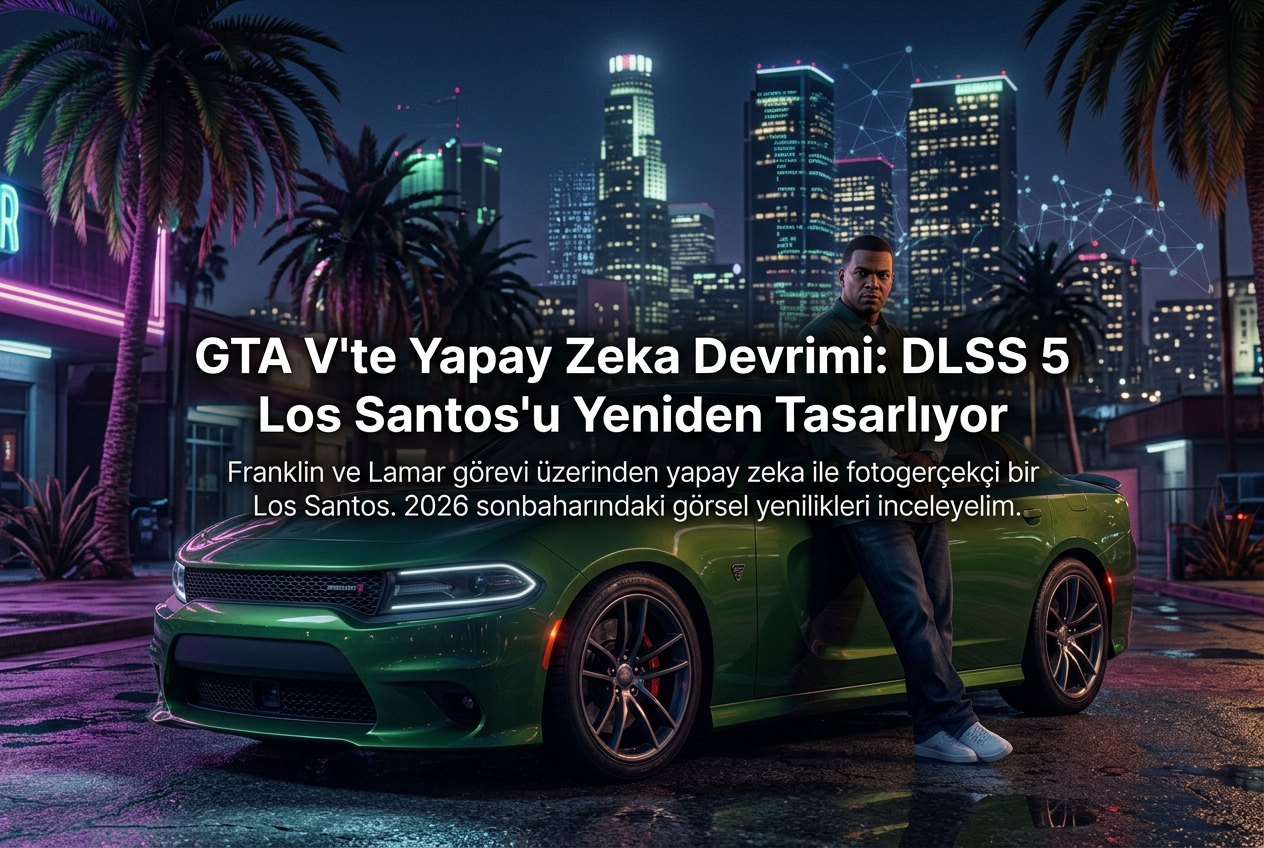 GTA 5’e NVIDIA DLSS 5 Uygulanırsa Ne Olur? Yapay Zeka ile Yeniden Çizilen Los Santos