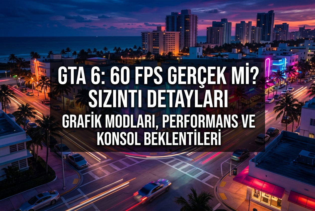 GTA 6’da 60 FPS Gelecek mi? Grafik Modları Sızıntısı Ne Söylüyor?