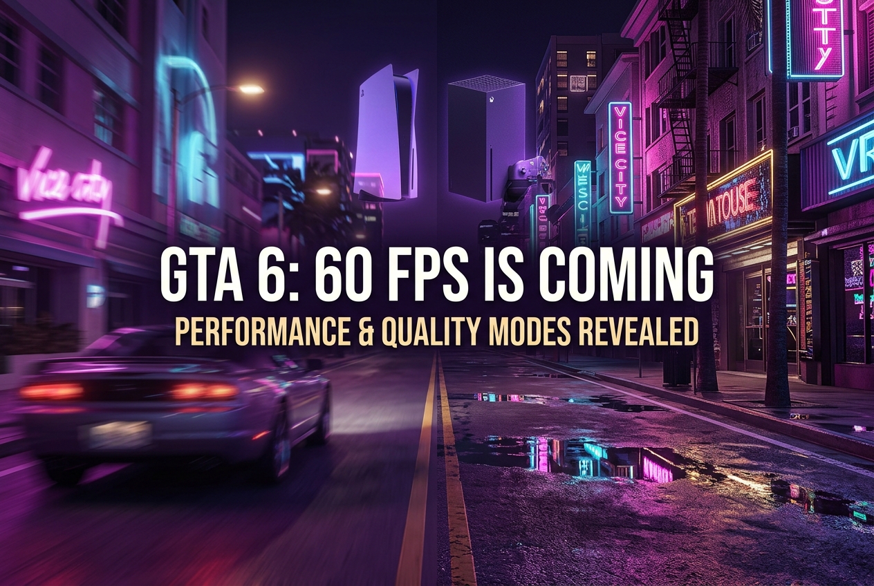 GTA 6 Graphics Modes Leaked: Is a 60 FPS Performance Mode Really Coming?
