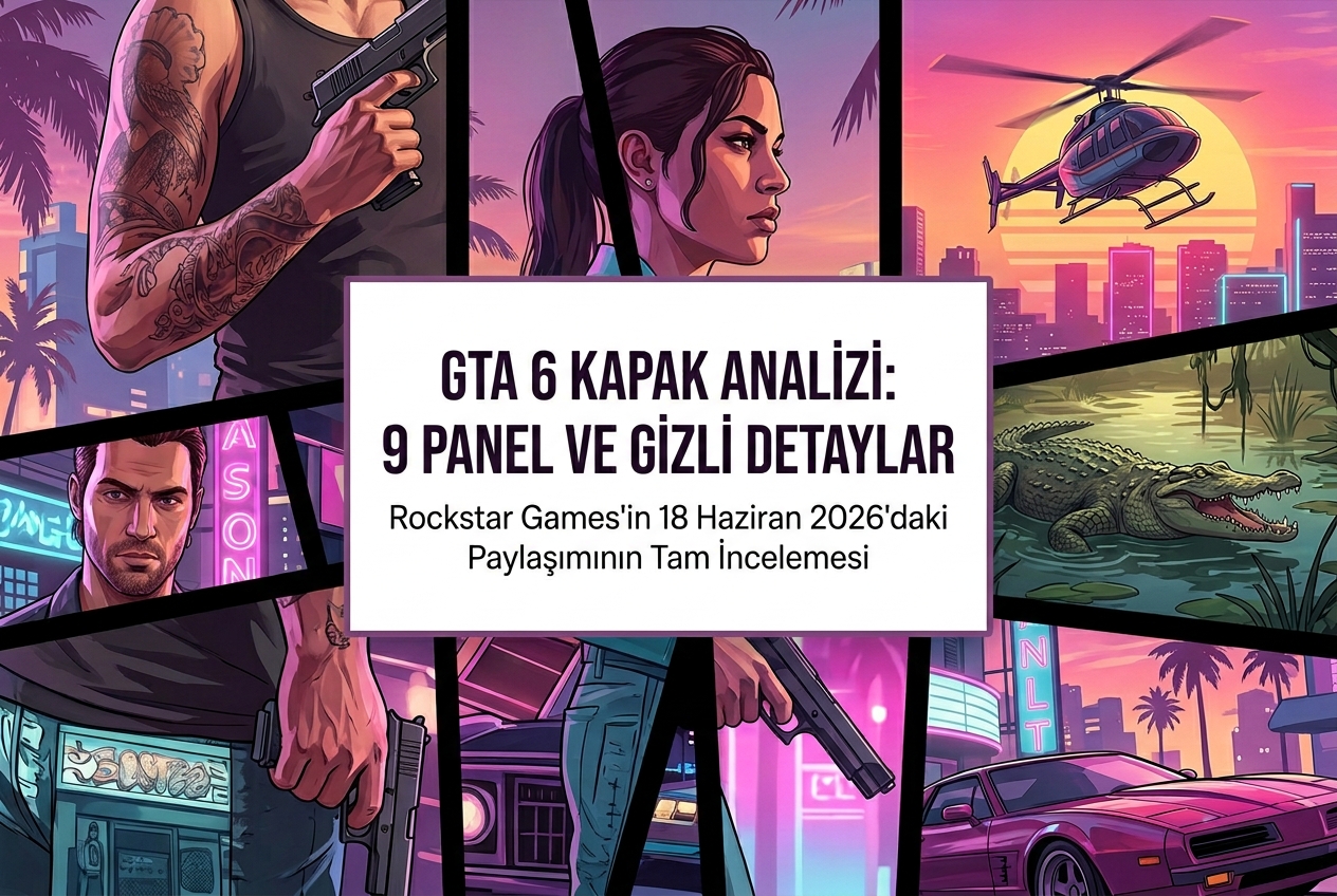 GTA 6 Kapak Görselindeki 9 Panelin Tüm Gizli Detayları ve Easter Egg’leri