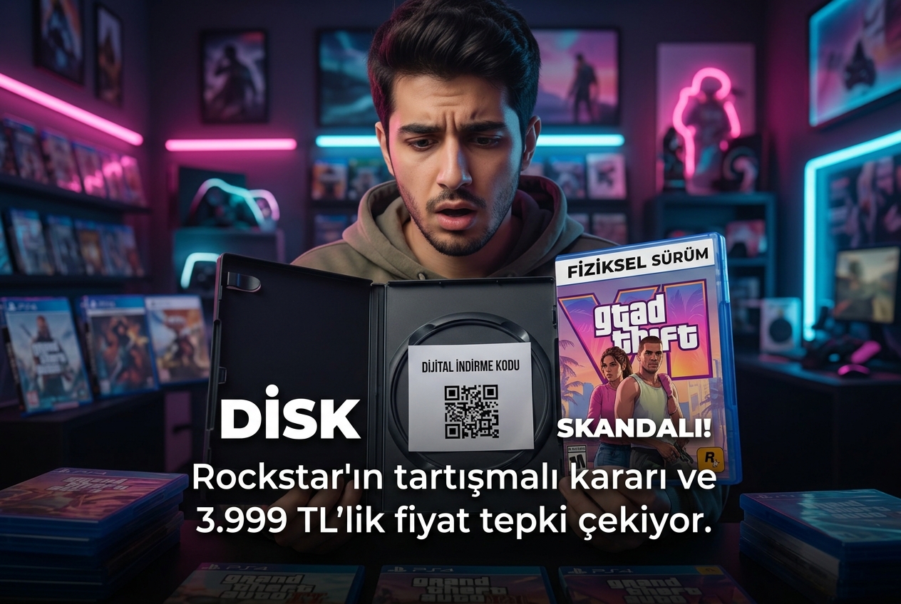 GTA 6 Kutusunda Disk Yok: Sadece Dijital Kod Geliyor, Oyuncular Ayakta