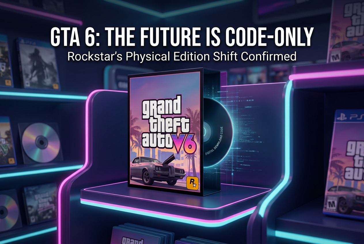 GTA 6 Will Have No Disc: Rockstar Confirms Code-in-Box Physical Edition