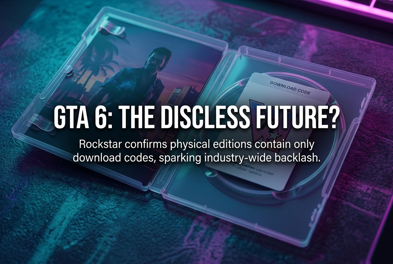 GTA 6 Physical Edition Has No Disc: Just a Download Code in the Box