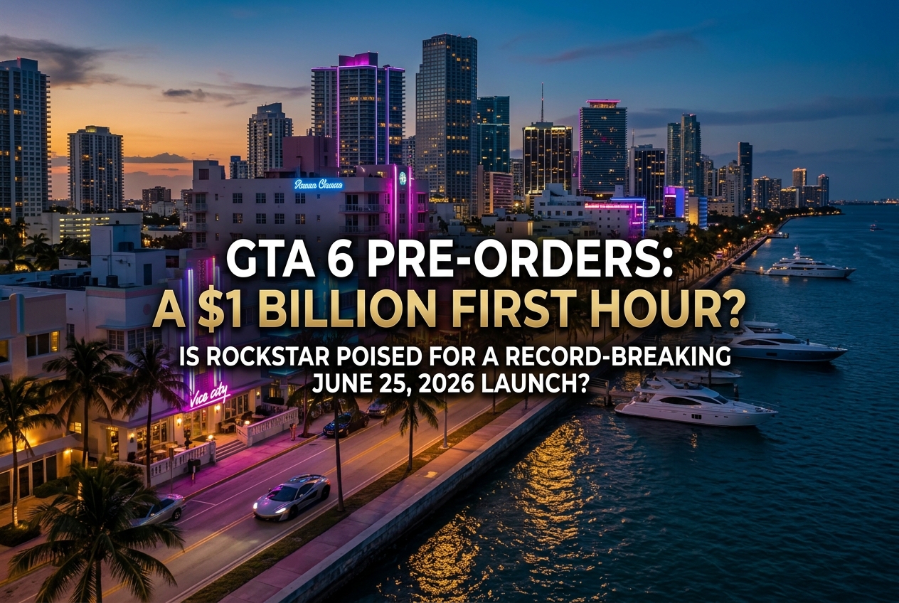 GTA 6 Pre-Order Revenue: Could Rockstar Make $1 Billion in the First Hour?
