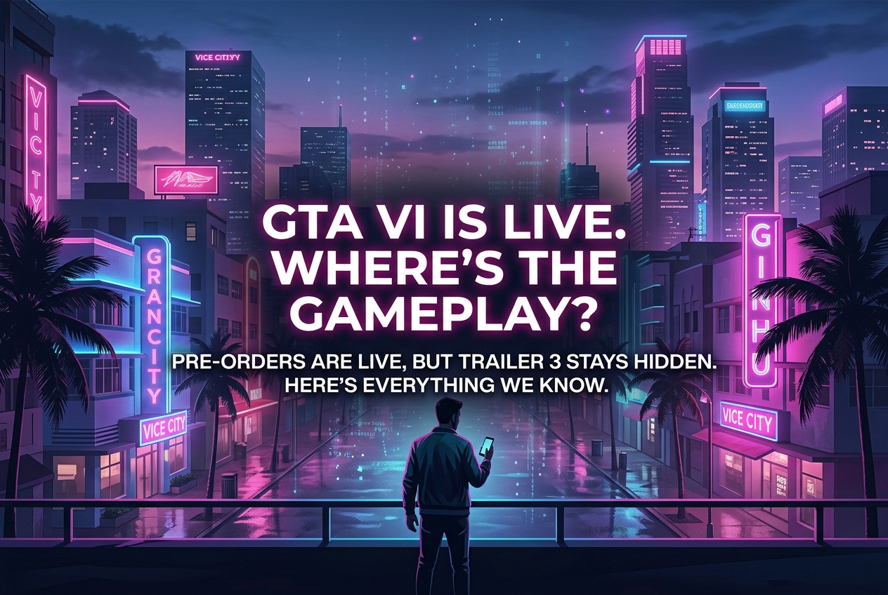 GTA 6 Pre-Orders Are Live, but Where Is the Gameplay Trailer?