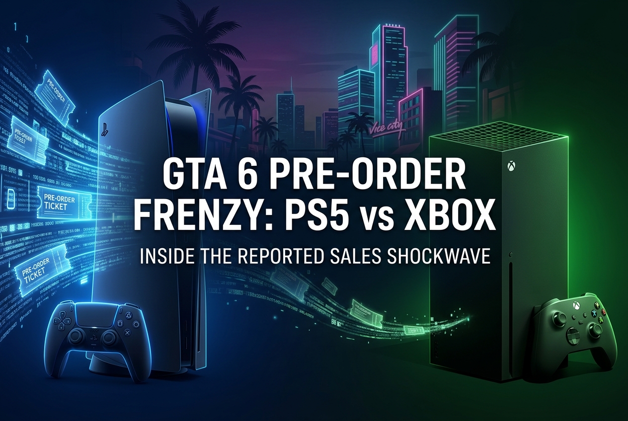 GTA 6 Pre-Orders: PS5 Reportedly Outselling Xbox by Up to 8 to 1