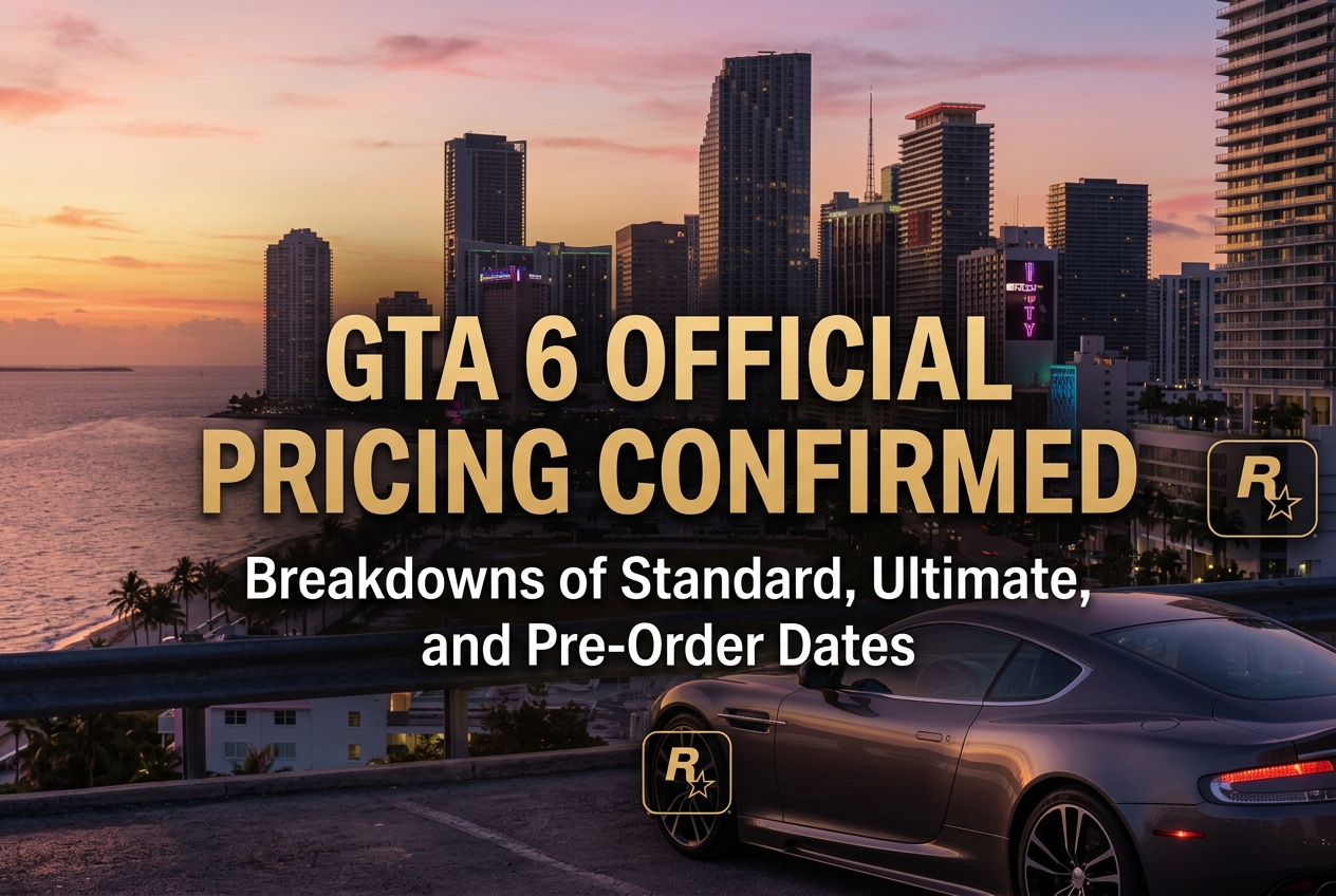 GTA 6 Price Officially Confirmed: $79.99 Standard, $99.99 Ultimate Edition