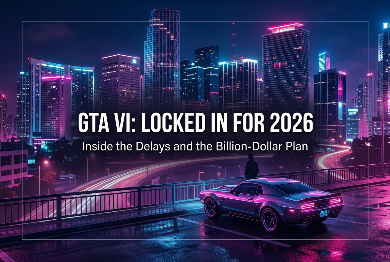 GTA 6 Release Date Locked at November 19, 2026: Why Was the Game Delayed Twice?