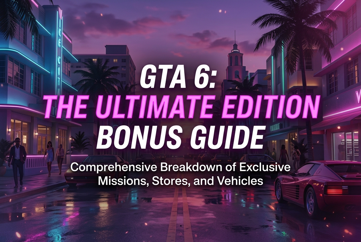 GTA 6 Ultimate Edition: Every Exclusive Store, Mission, Vehicle, and Weapon Confirmed