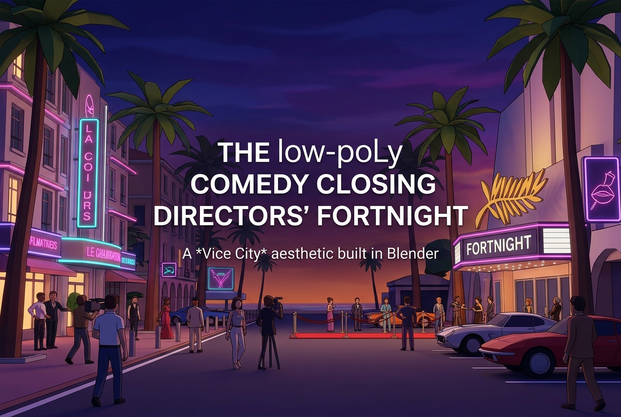 Le Vertige: The GTA Vice City-Inspired Film That Closed Cannes Directors’ Fortnight, Made with Blender and an iPhone