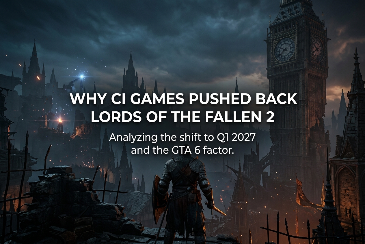 Lords of the Fallen 2 Delayed to Q1 2027: Why CI Games Moved Its Soulslike Sequel