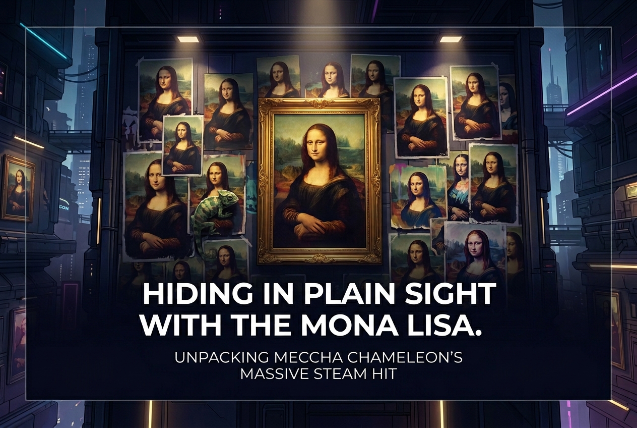 Meccha Chameleon Hits 7 Million Sales in 12 Days as Players Paint the Mona Lisa to Hide