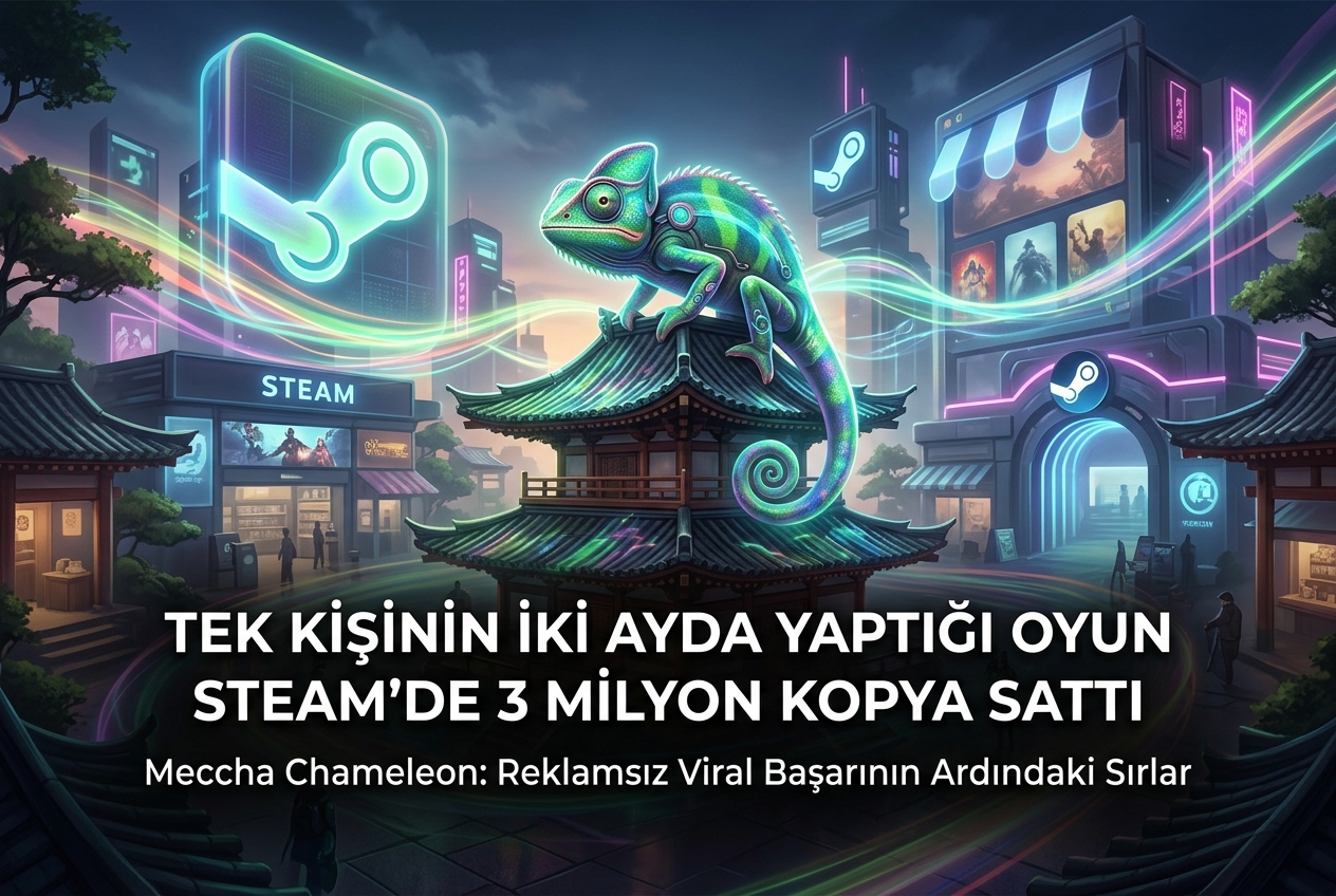Meccha Chameleon: Tek Kişinin İki Ayda Yaptığı Oyun Steam’de 3 Milyon Kopya Sattı
