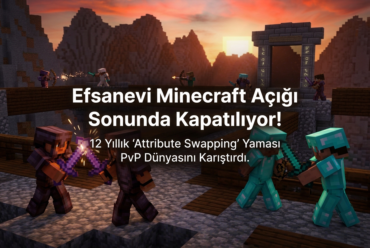 Minecraft'ın 12 Yıllık Attribute Swapping Açığı Sonunda Kapatılıyor