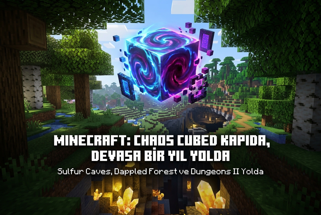 Minecraft’a Devasa Güncellemeler Geliyor: Chaos Cubed, Dappled Forest ve Dungeons II