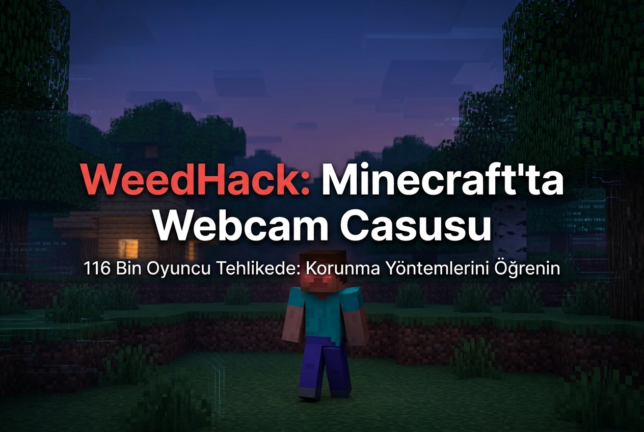 WeedHack: Sahte Minecraft Modlarıyla 116 Bin Oyuncunun Kamerasına Sızan Zararlı Yazılım
