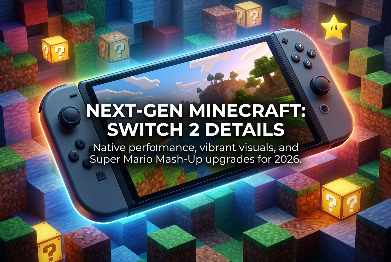Minecraft Is Coming to Switch 2 with Vibrant Visuals: Everything We Know So Far