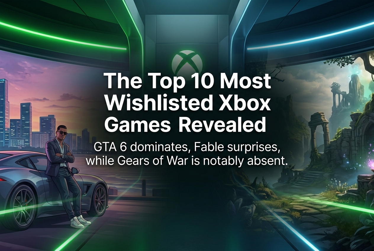 The 10 Most Wishlisted Xbox Games Revealed: GTA 6 Leads, Gears of War Missing