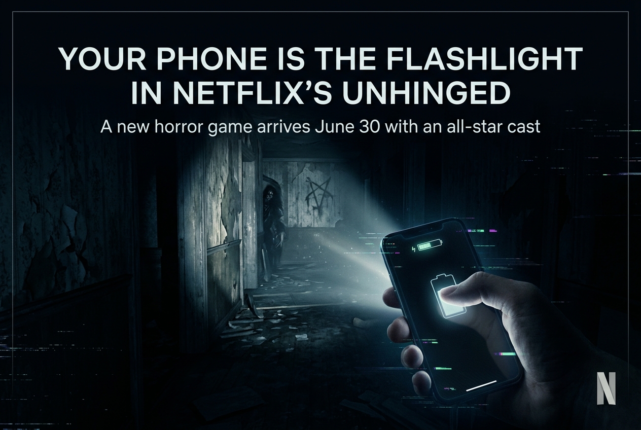 Netflix’s Unhinged Turns Your Phone Into a Horror Game Controller on June 30
