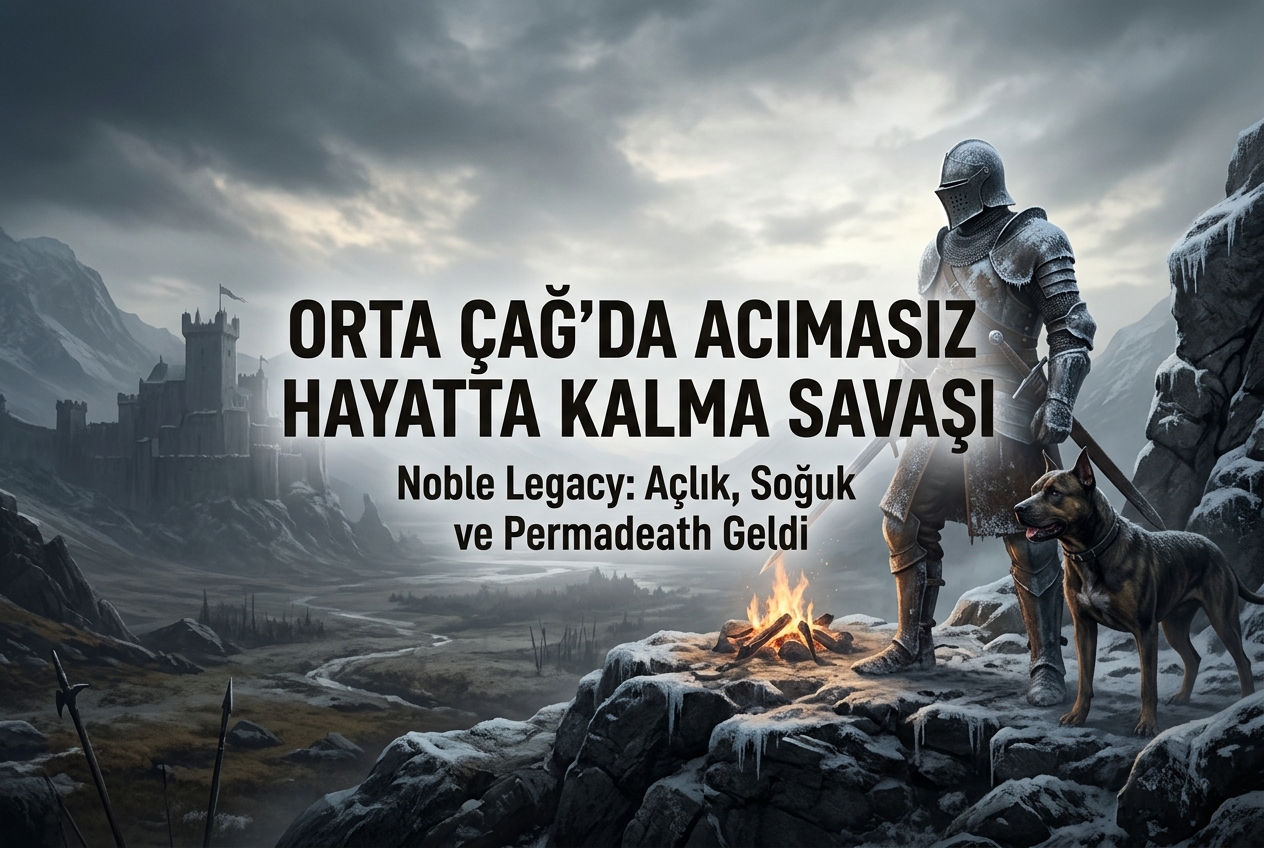 Noble Legacy Survival Güncellemesi: Açlık, Soğuk ve Permadeath ile Orta Çağ Artık Acımasız
