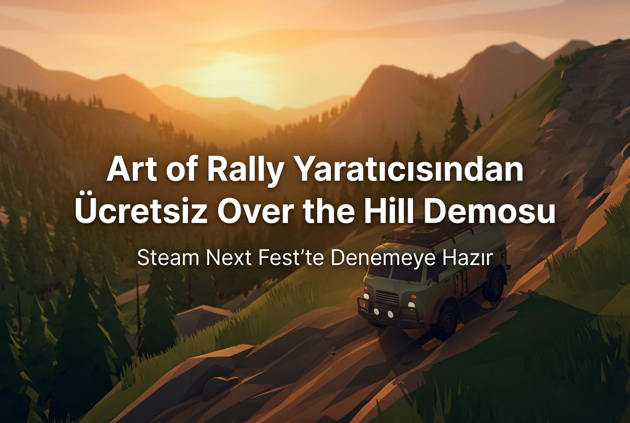 Over the Hill: Art of Rally’nin Yaratıcısından Ücretsiz Demo Steam’de Yayında