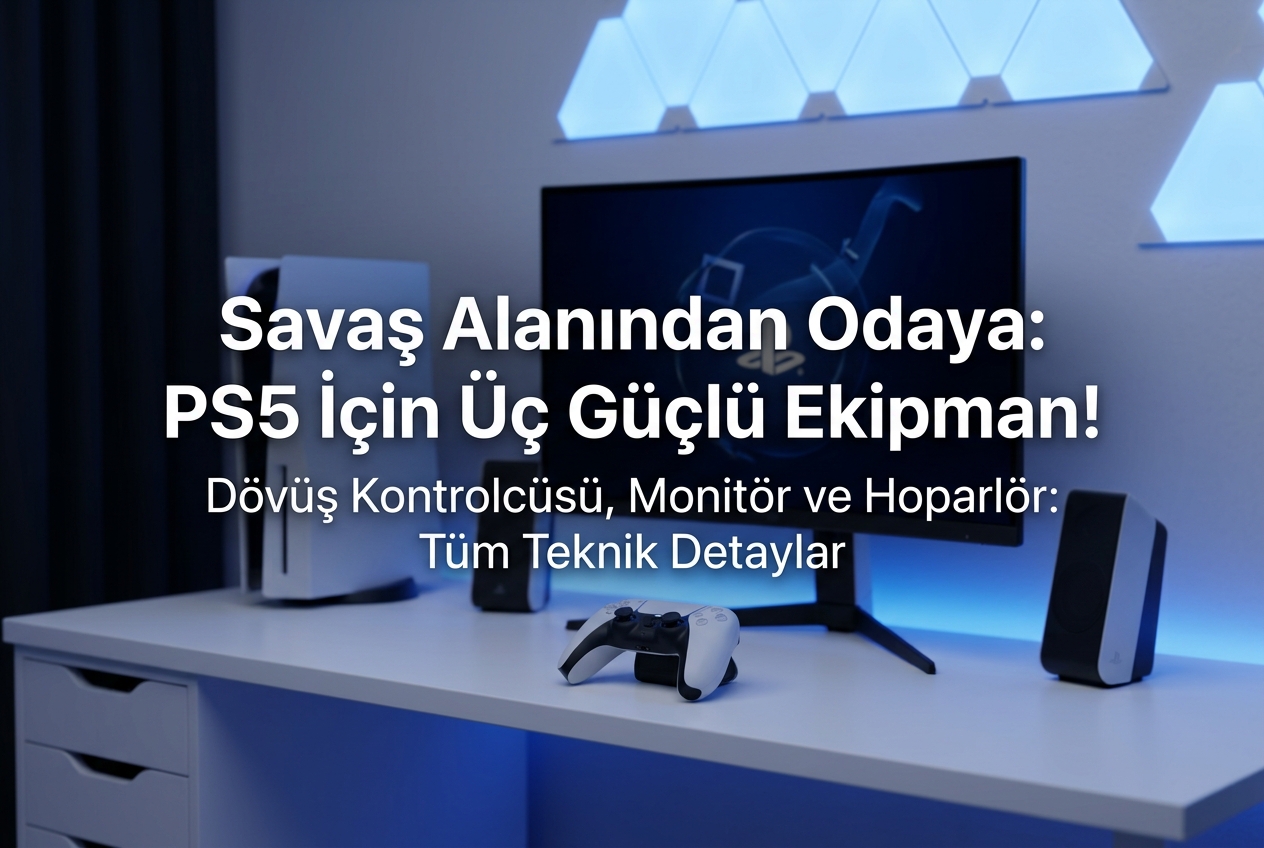 PlayStation 5 İçin Üç Yeni Aksesuar Geliyor: FlexStrike, Monitör ve Pulse Elevate