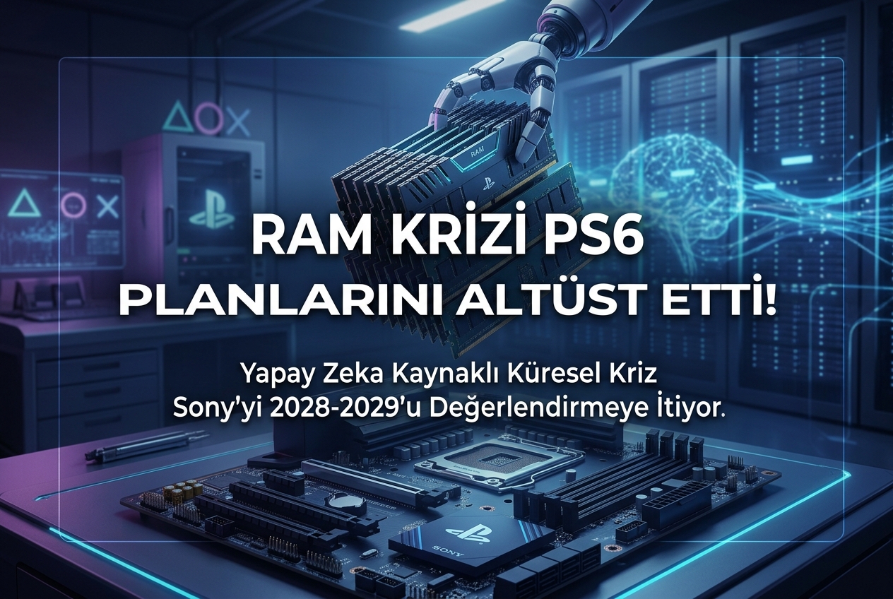 PlayStation 6 Neden Erteleniyor? RAM Krizi, Yapay Zeka ve Sony'nin Yeni Planları