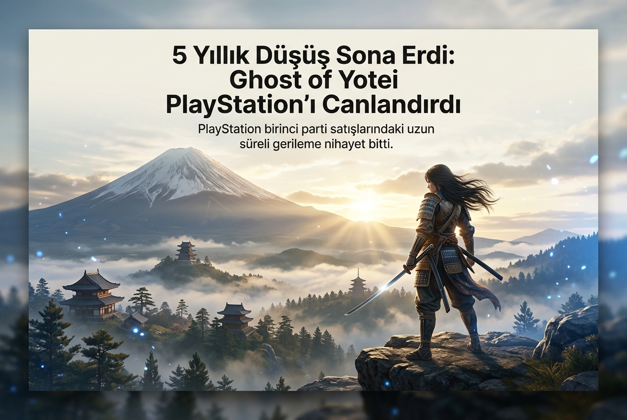 PlayStation Birinci Parti Satışları 5 Yıldır Düşüyordu: Ghost of Yotei Gidişatı Tersine Çevirdi