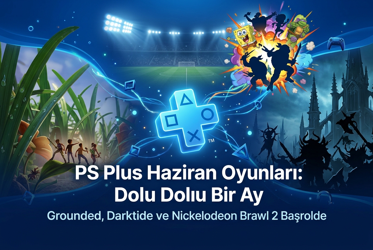 PlayStation Plus Haziran 2026: Grounded, Darktide ve Nickelodeon Brawl ile Dolu Dolu Bir Ay