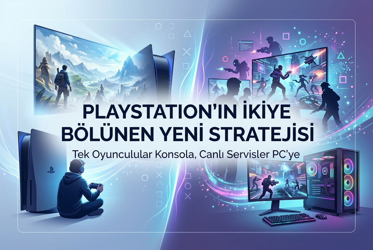 PlayStation'ın İkiye Bölünen Yeni Stratejisi: Tek Oyunculular Konsola, Canlı Servisler PC'ye