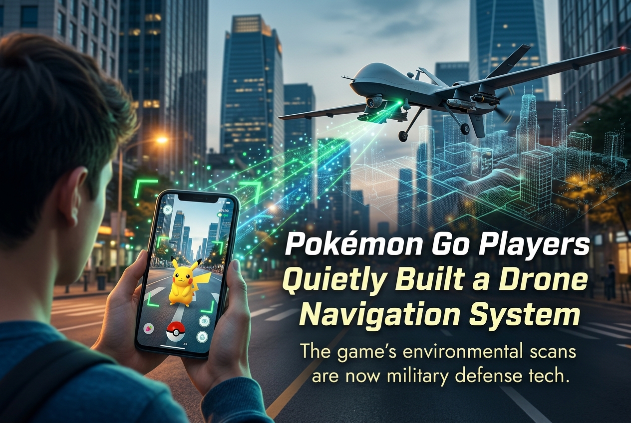 How Pokémon Go Players Unknowingly Built a Navigation System for Military Drones