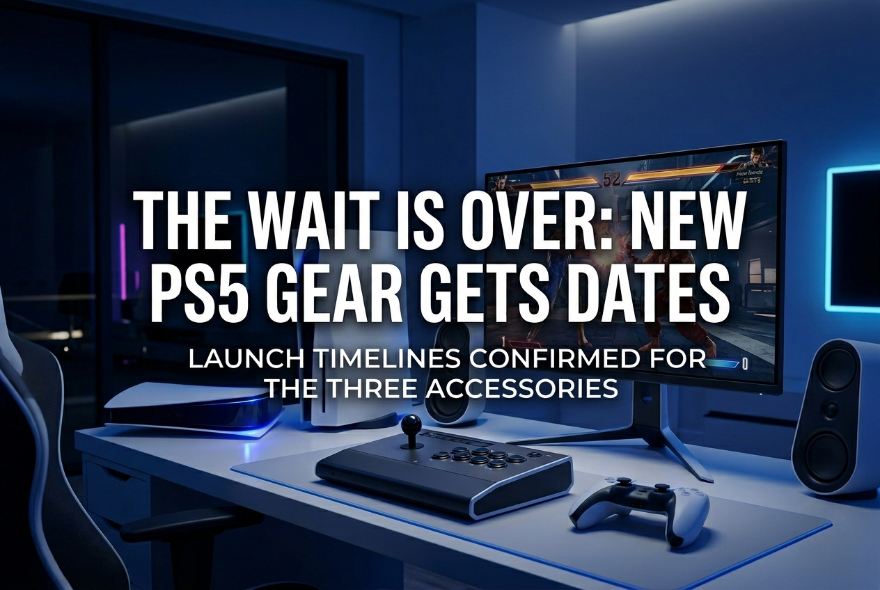 Sony Reveals Launch Dates for Three New PS5 Accessories: FlexStrike, Gaming Monitor, and Pulse Elevate
