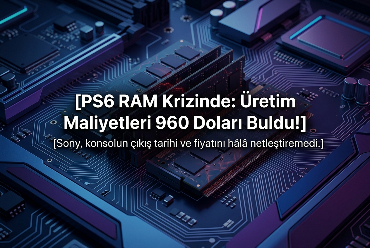 PlayStation 6'nın Üretim Maliyeti 960 Dolara Fırladı: RAM Krizi Her Şeyi Değiştiriyor